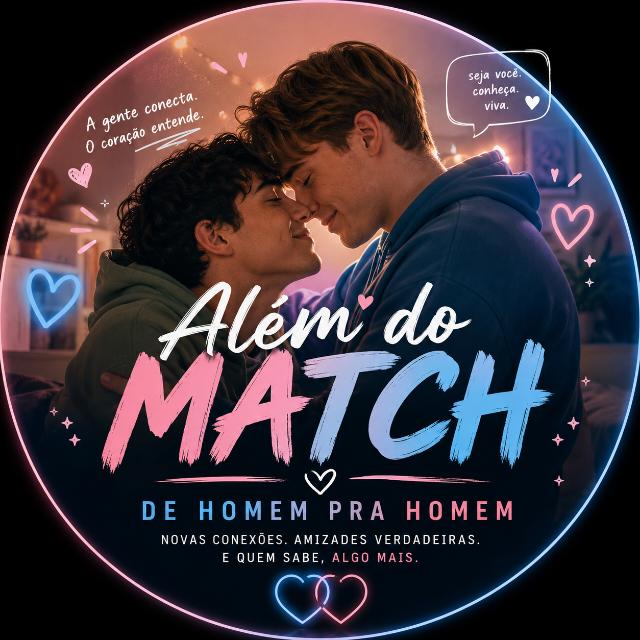Avatar do grupo 💙 Além do Match | De Homem pra Homem 💙