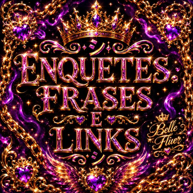 ꧁シ︎ ENQUETES. FRASES E LINKSシ︎꧂