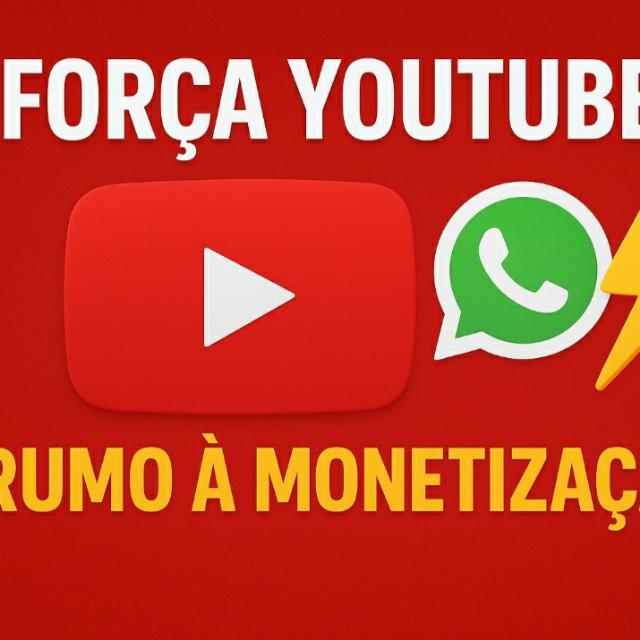 Avatar do grupo MonetizaTube - Apoio Diário 🚀
